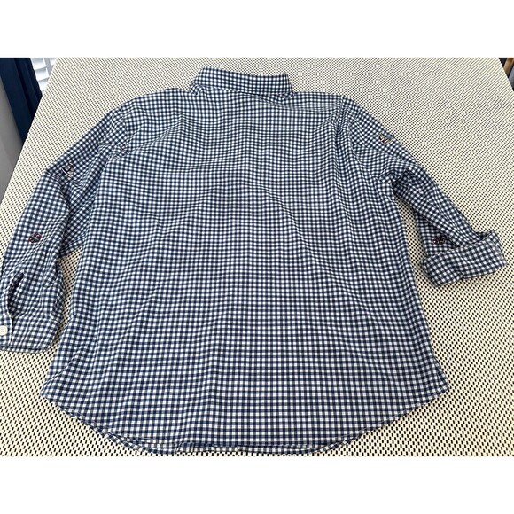 VINTAGE Teddi 1X Womens Top Button Shirt 80s Shoulder Pads Sail Boats GRANNYCORE - Picture 12 of 14